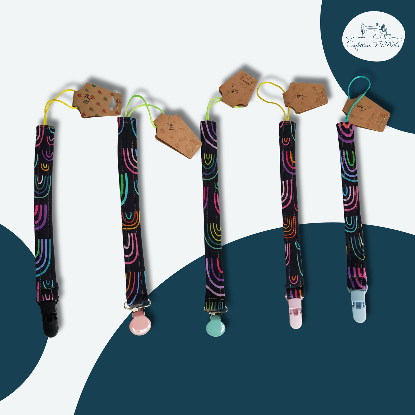 Attache-suce Arc en ciel # 1