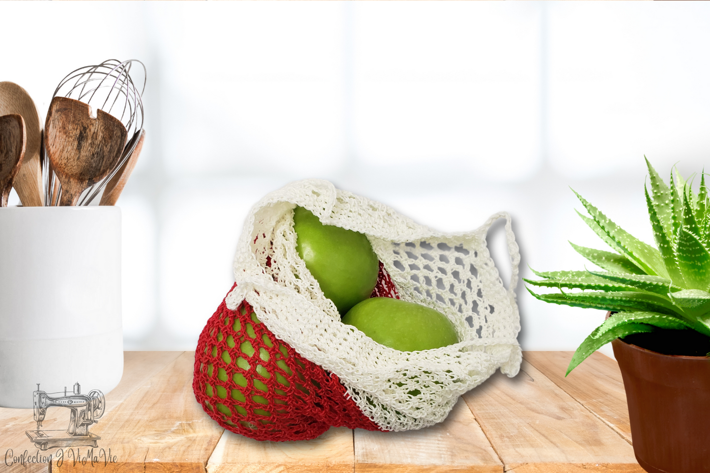 Sac à vrac Blanc et Rouge