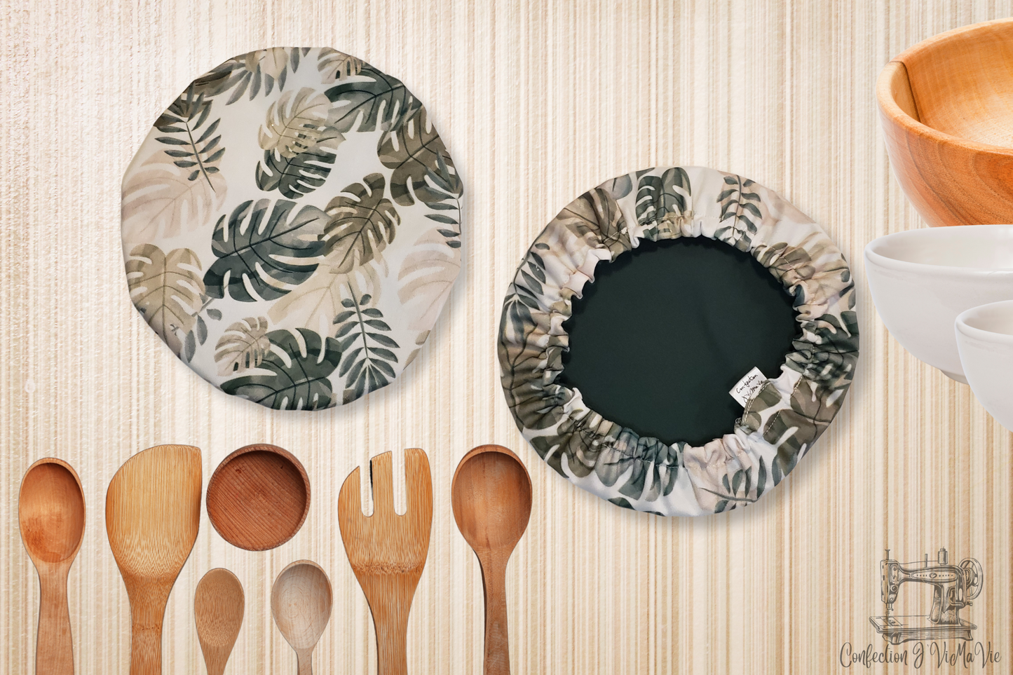 Couvre bol Feuillage Monstera Petit