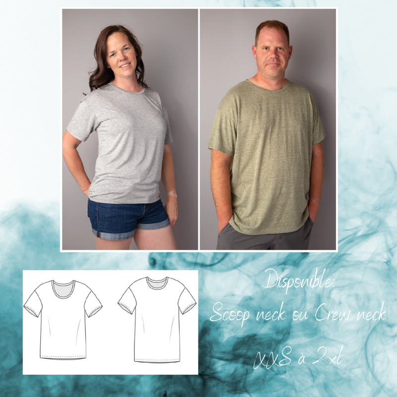 Chandail T-shirt unisexe