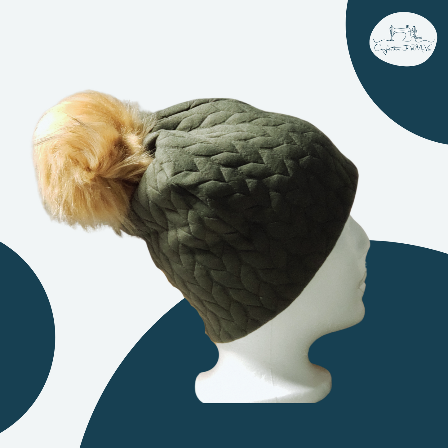 Tuque uni matelassé