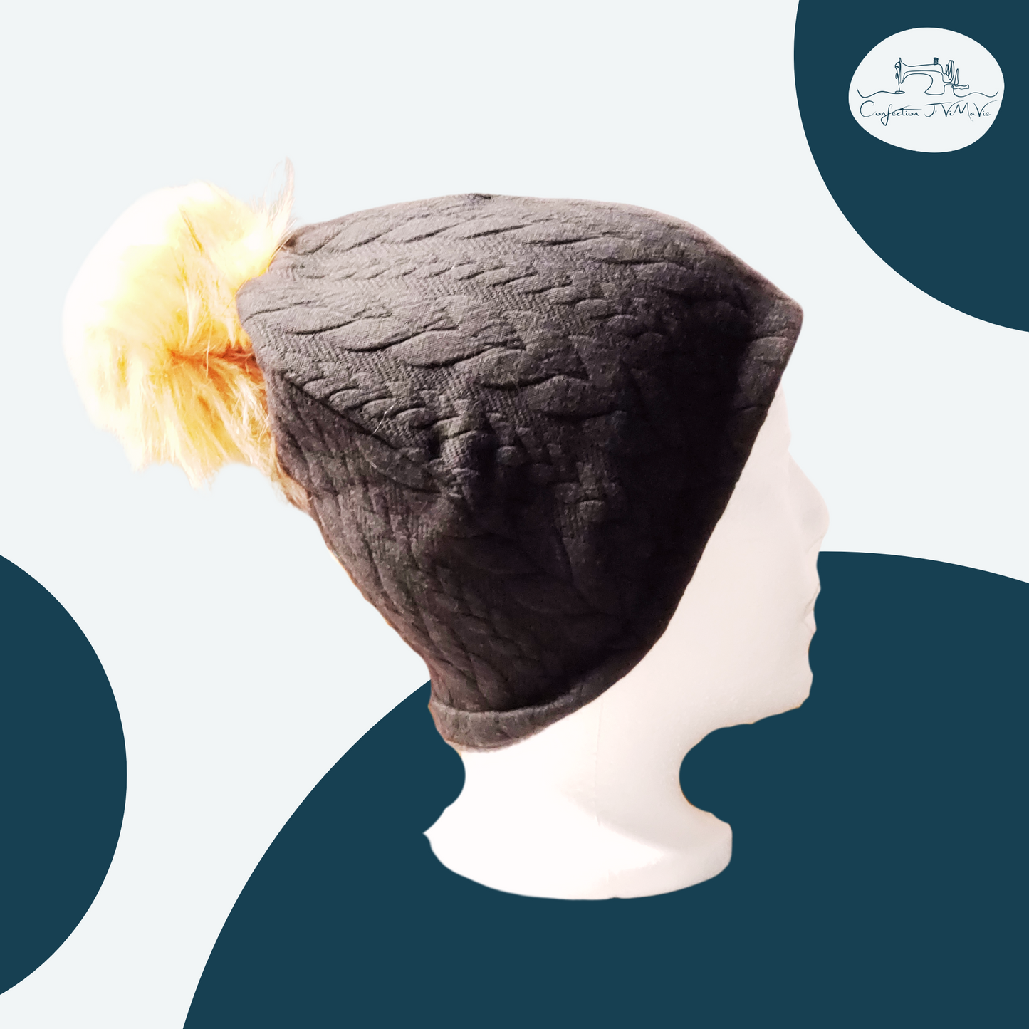 Tuque uni matelassé