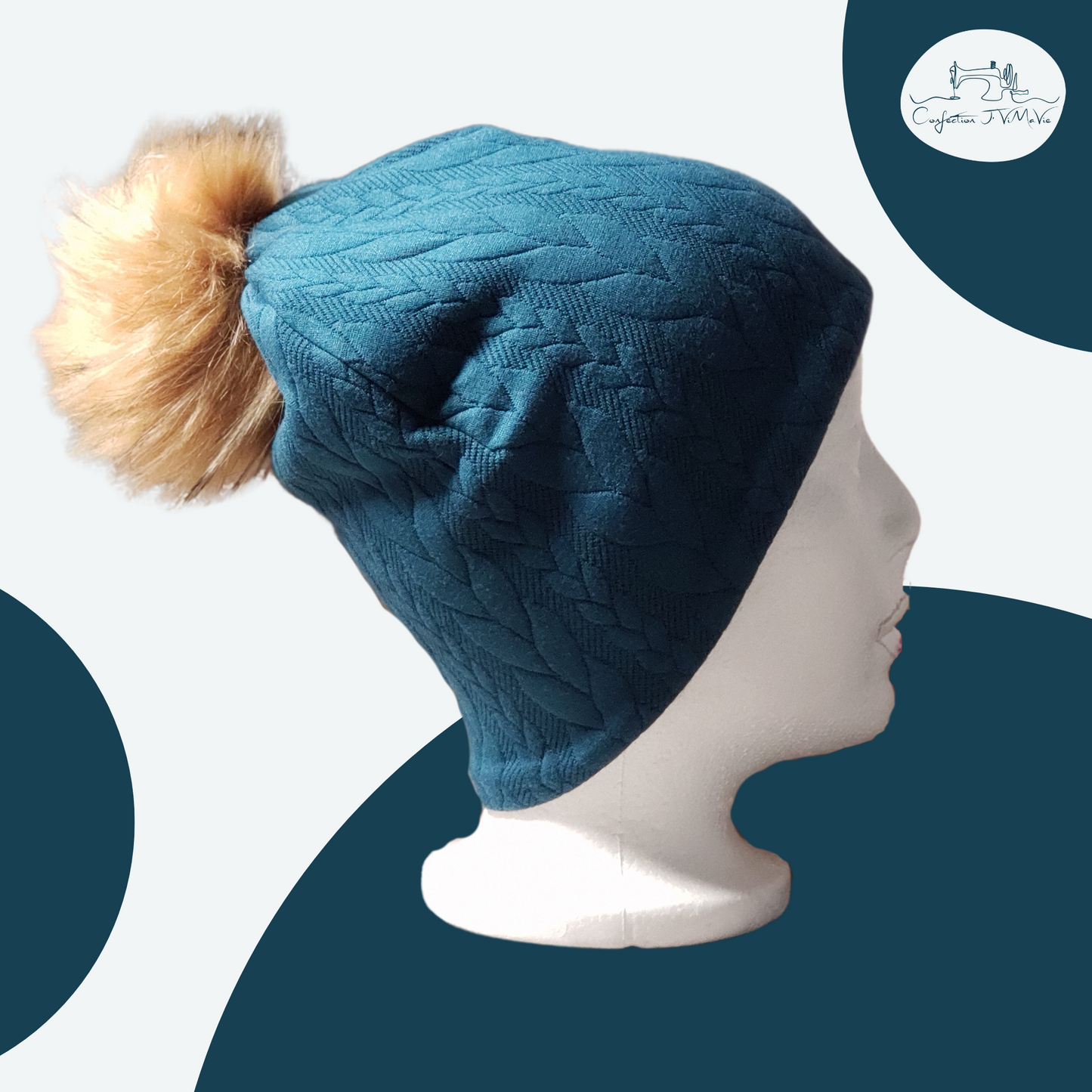 Tuque uni matelassé