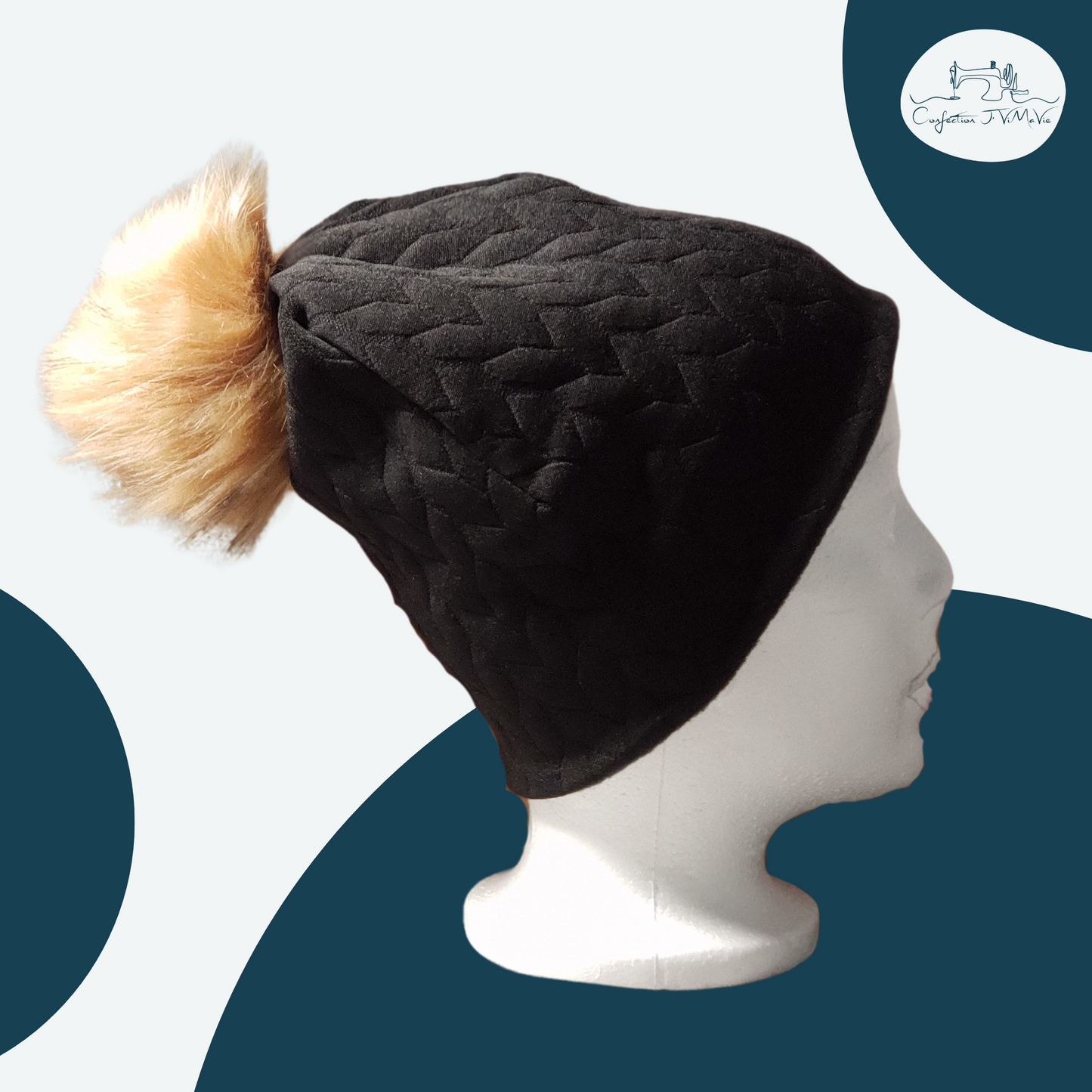 Tuque uni matelassé