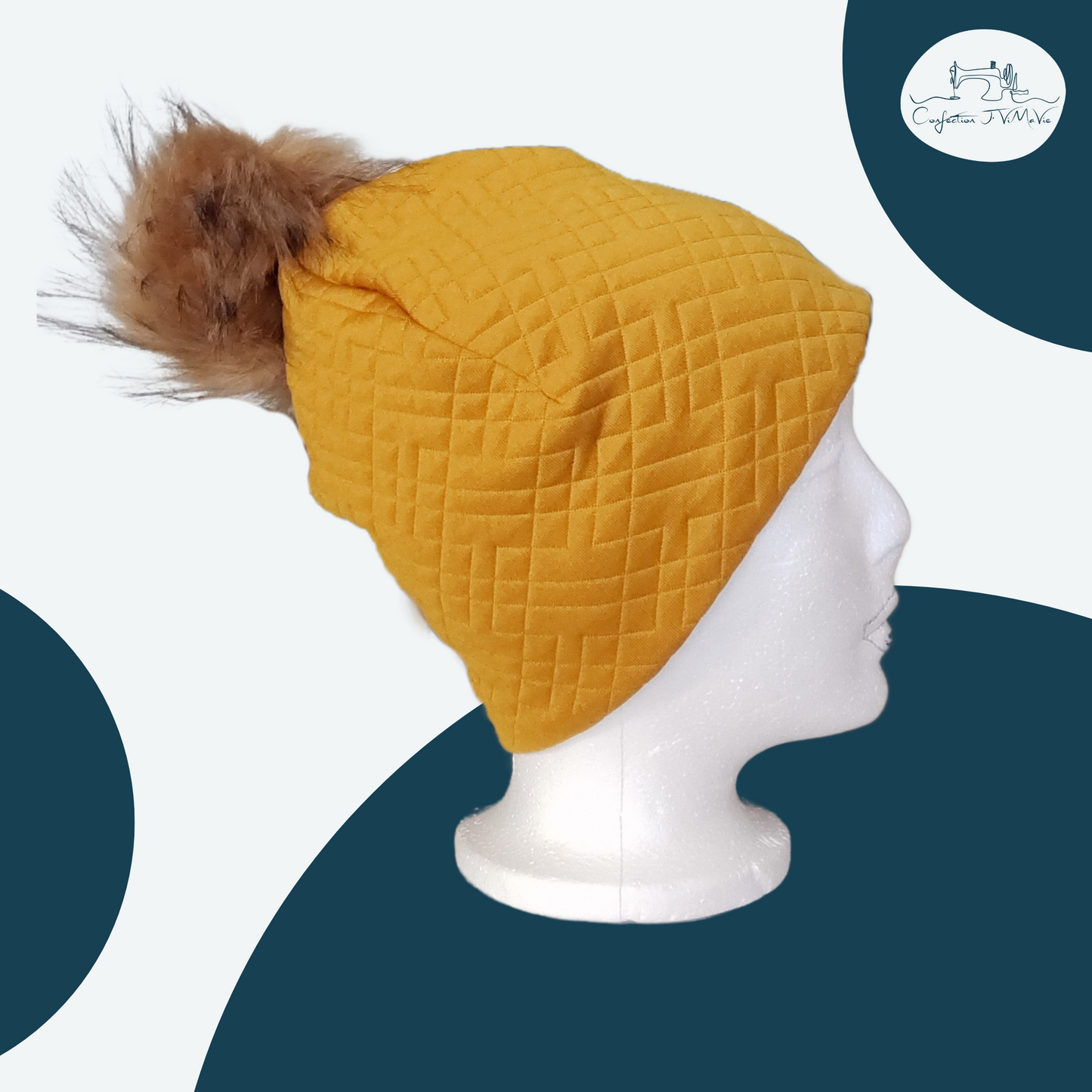 Tuque uni matelassé