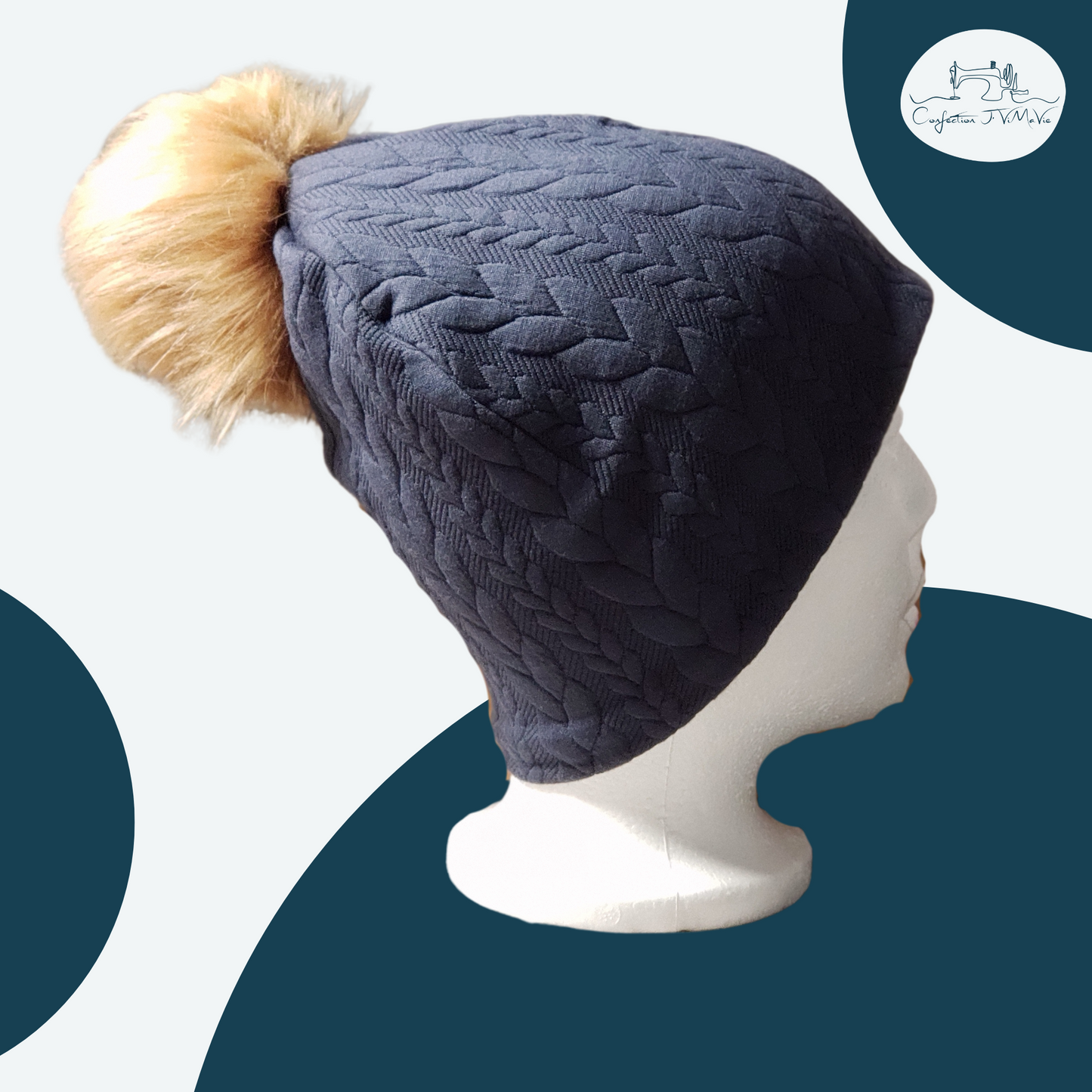 Tuque uni matelassé