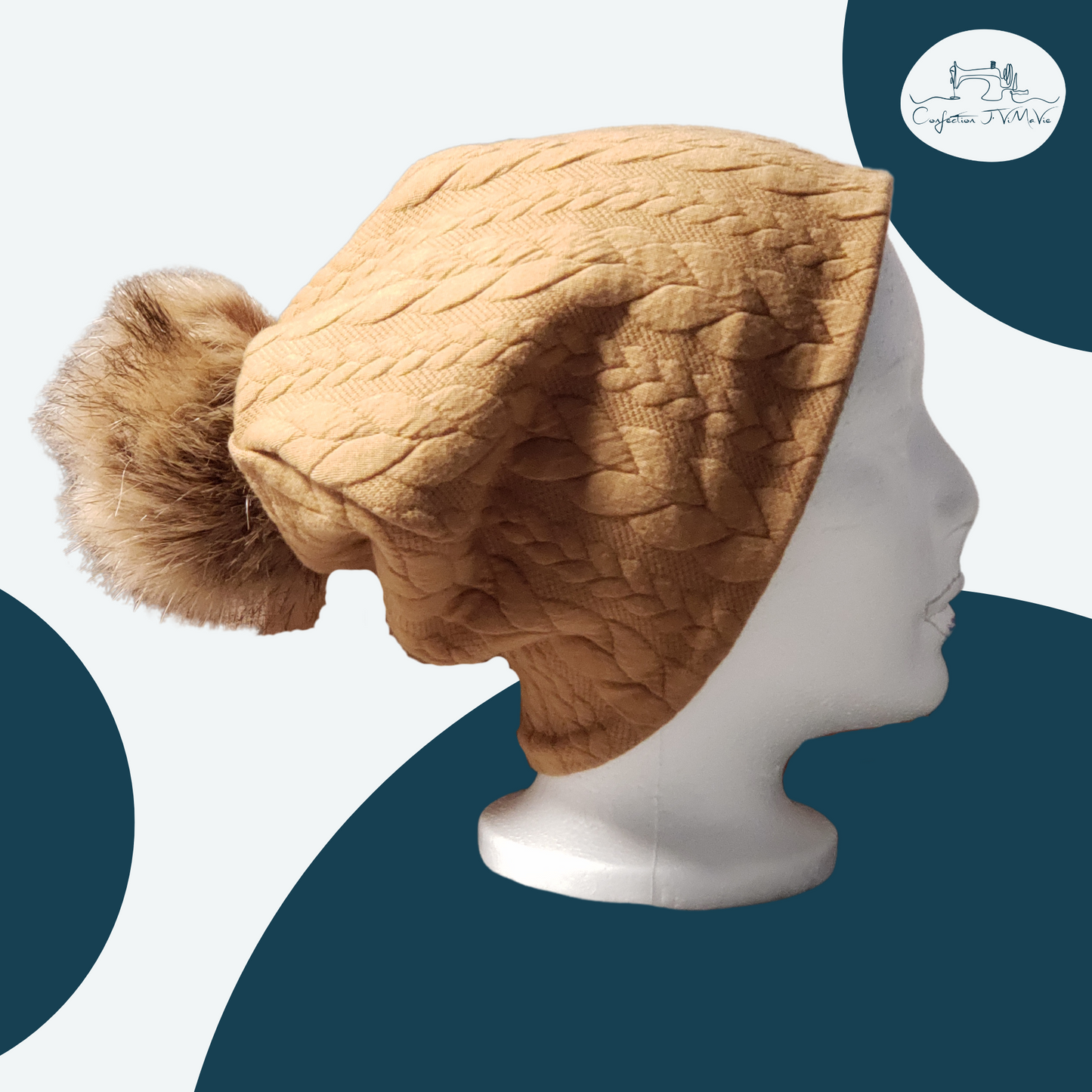 Tuque uni matelassé