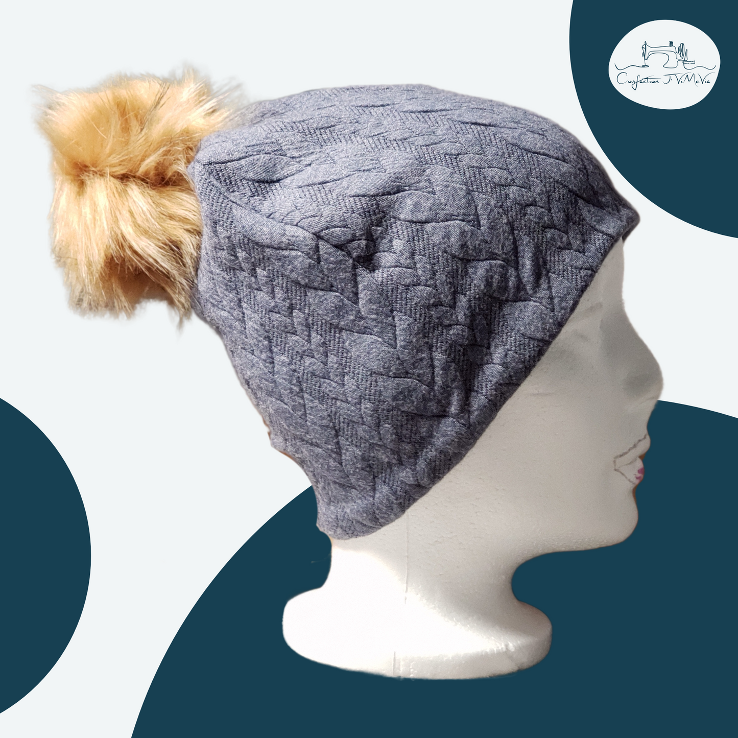 Tuque uni matelassé