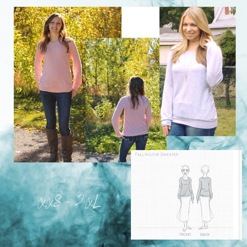 Chandail manche longue Fall in Love