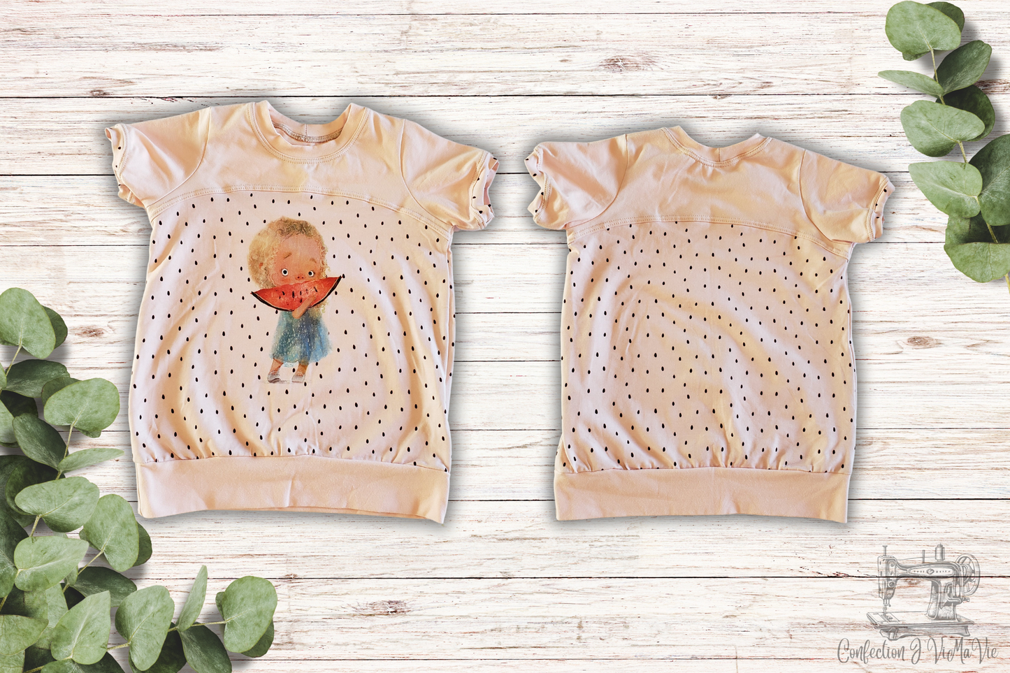 Chandail T-shirt Melon d'eau et pépin