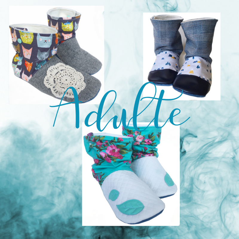 Pantoufle adulte sur mesures