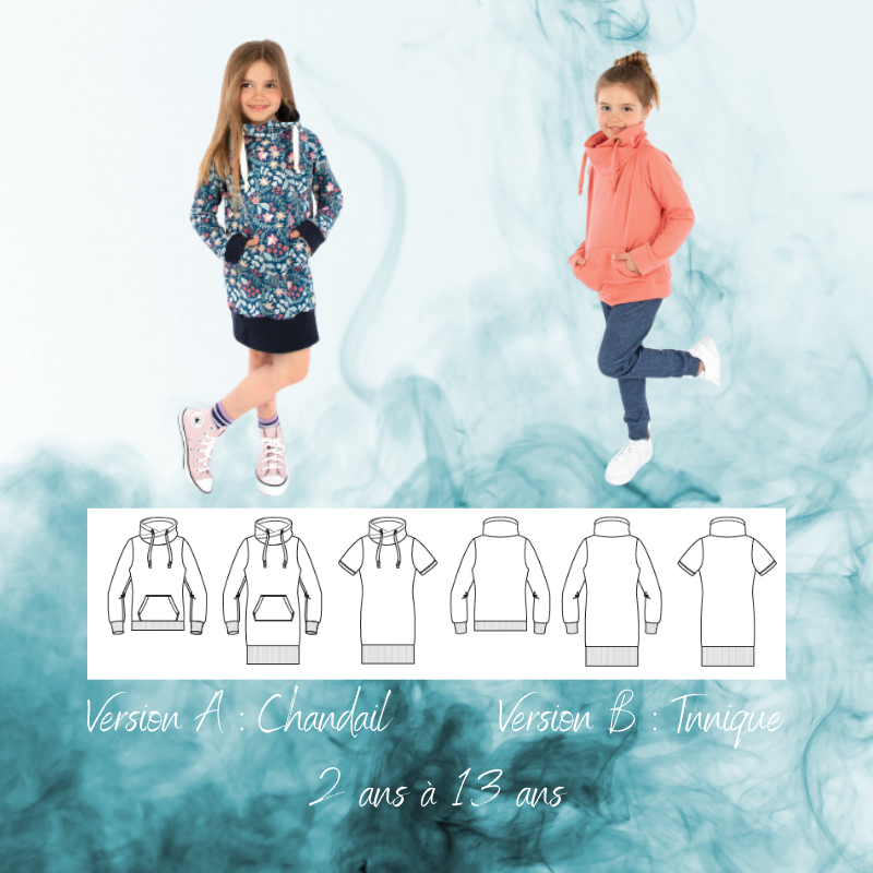 Chandail ou tunique à col haut