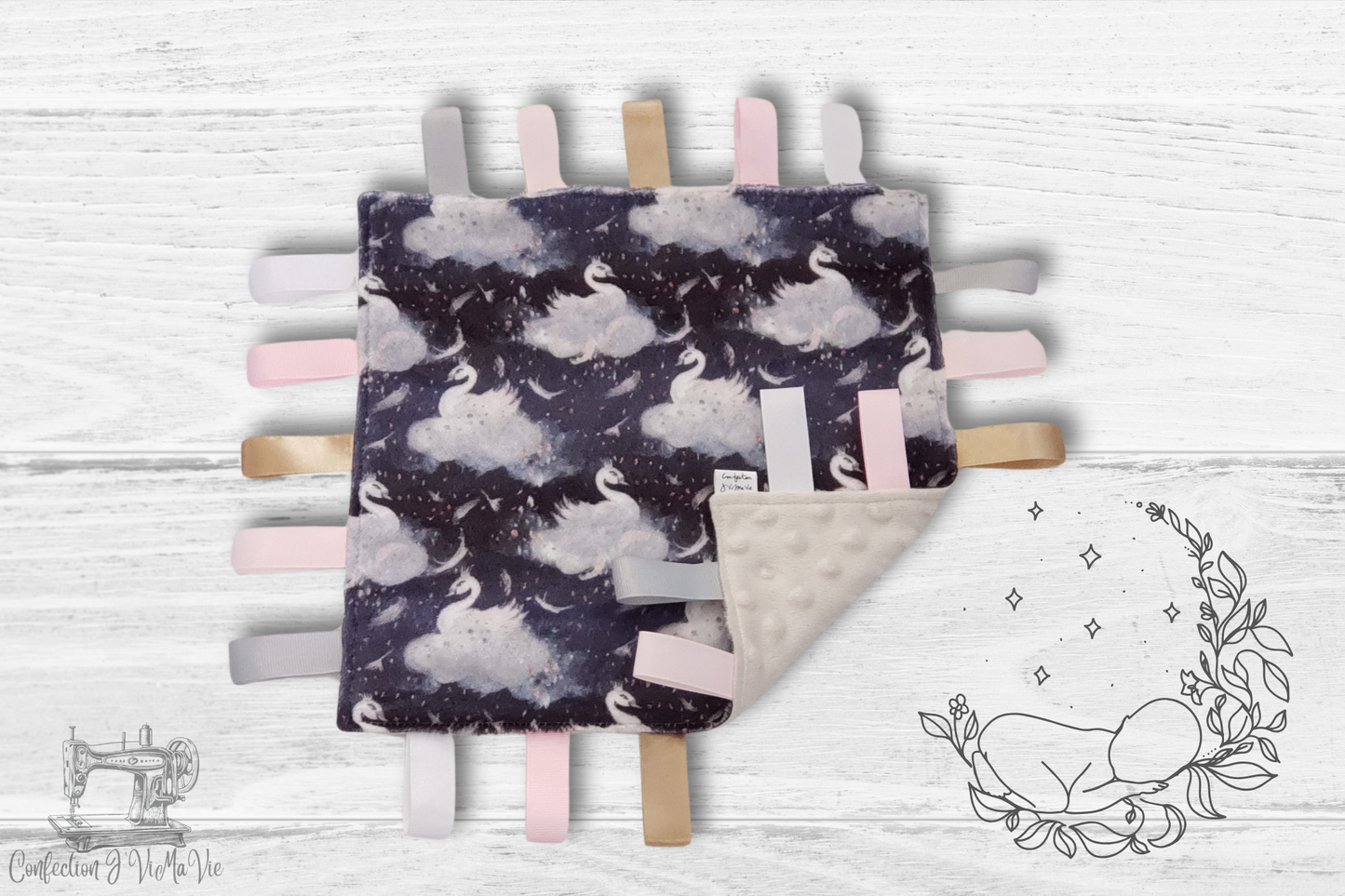 Couverture étiquette Cygne