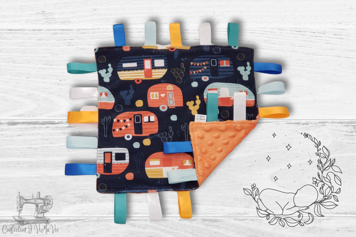 Couverture étiquette Roulotte de camping