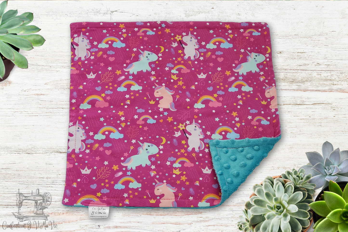 Mini doudou Licorne étoilé