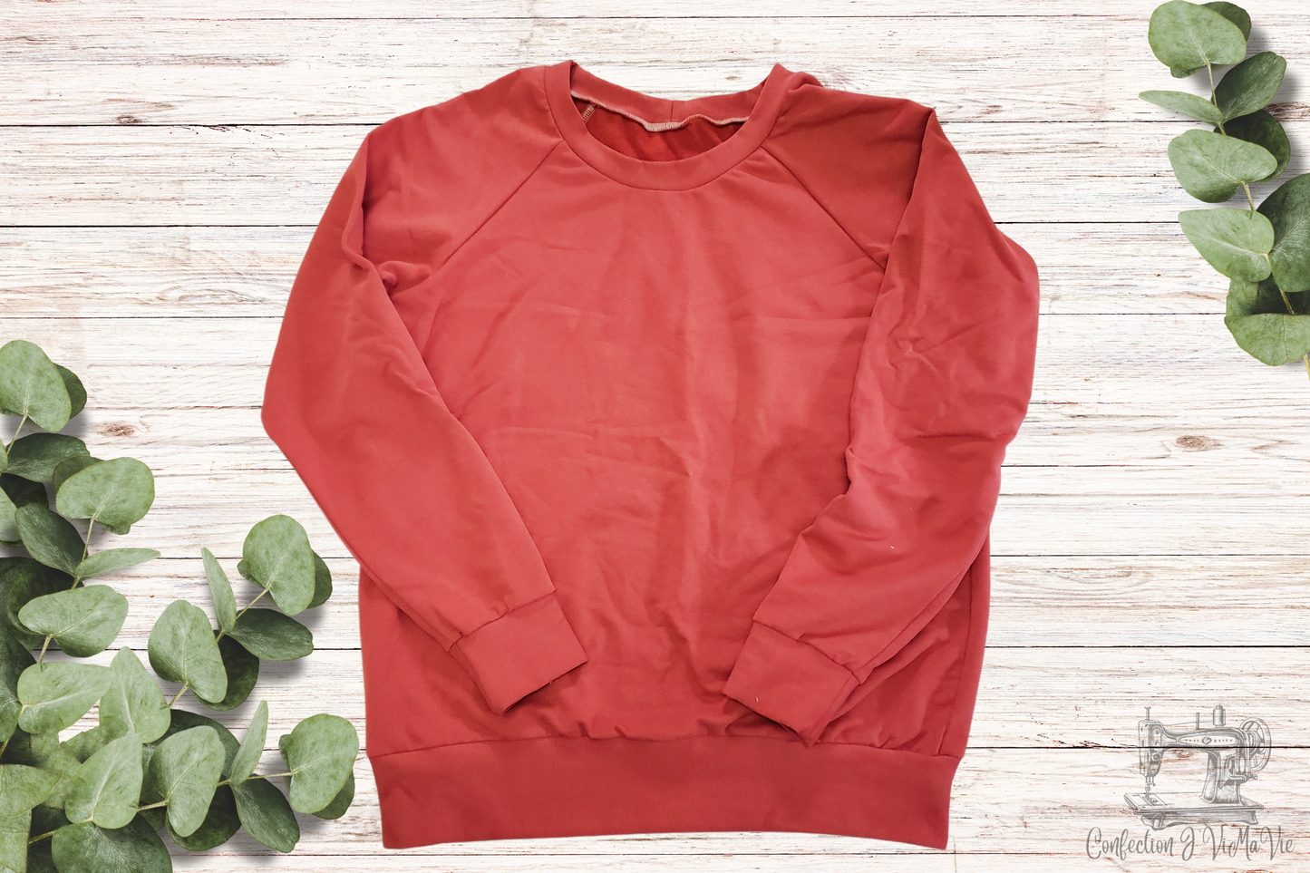 Chandail Raglan orange