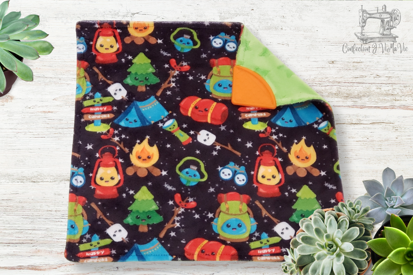 Couverture dentition Camping Kawaii