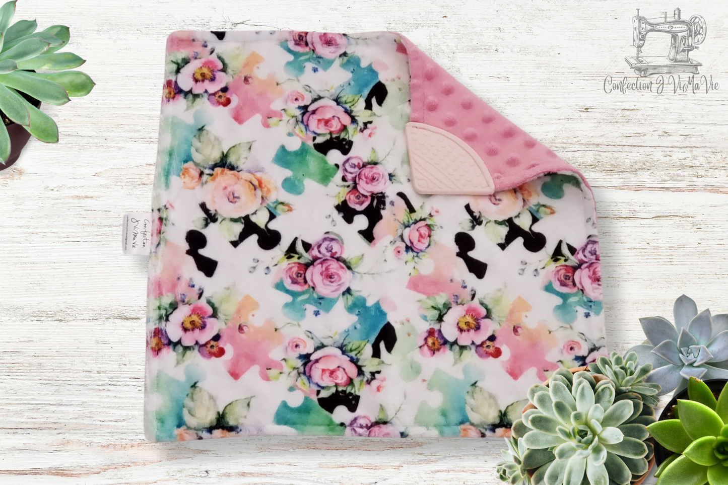 Couverture dentition Casse-tête floral