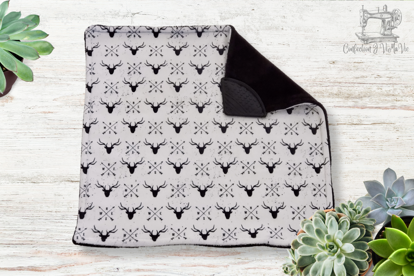 Couverture dentition Chevreuil et points cardinaux