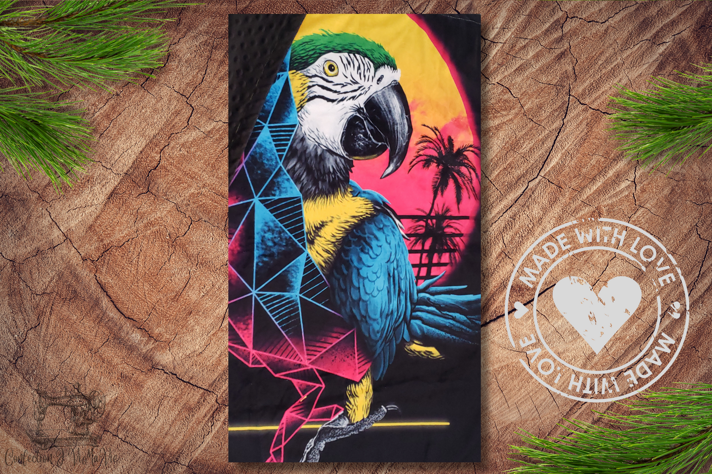 Couverture Perroquet fluo