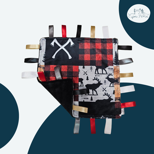 Couverture étiquette patchwork burcheron