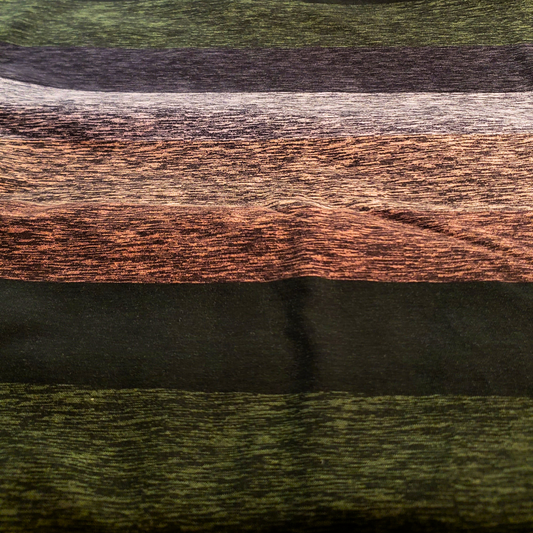 Tissu Rayure verte