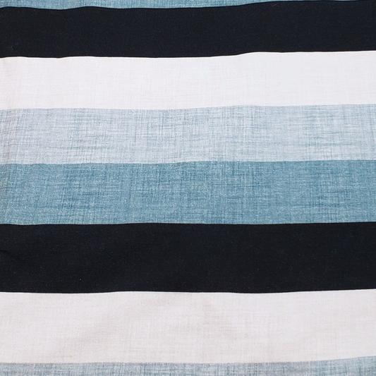 Tissu Rayure bleu