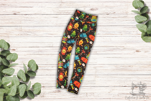 Legging Camping Kawaii
