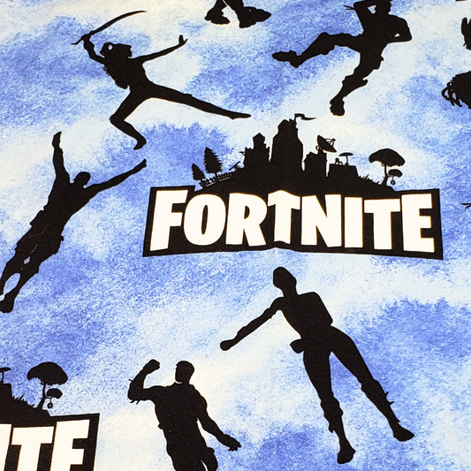 Tissu Fornite bleu