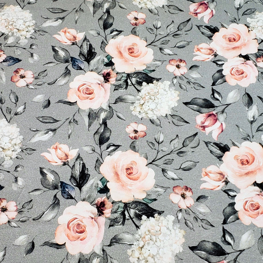 Tissu Fleur douce passion