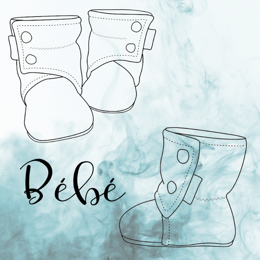 Pantoufle bébé sur mesures