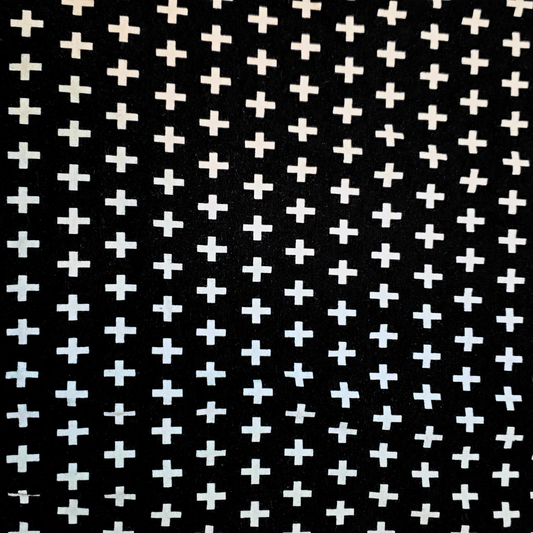 Tissu Croix blanche