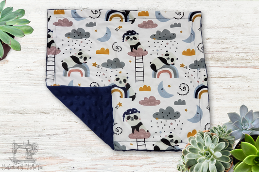 Mini doudou Panda endormi