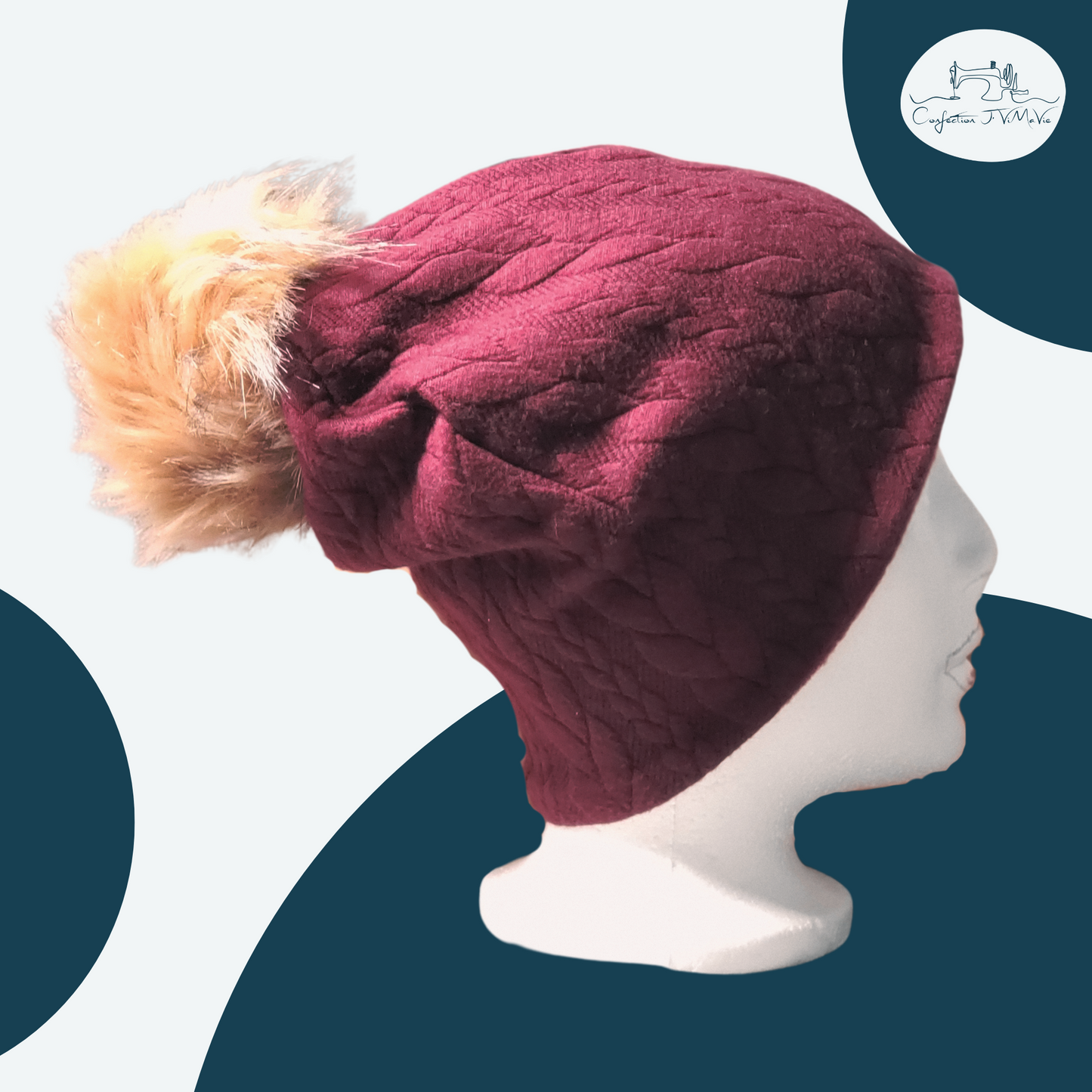 Tuque uni matelassé